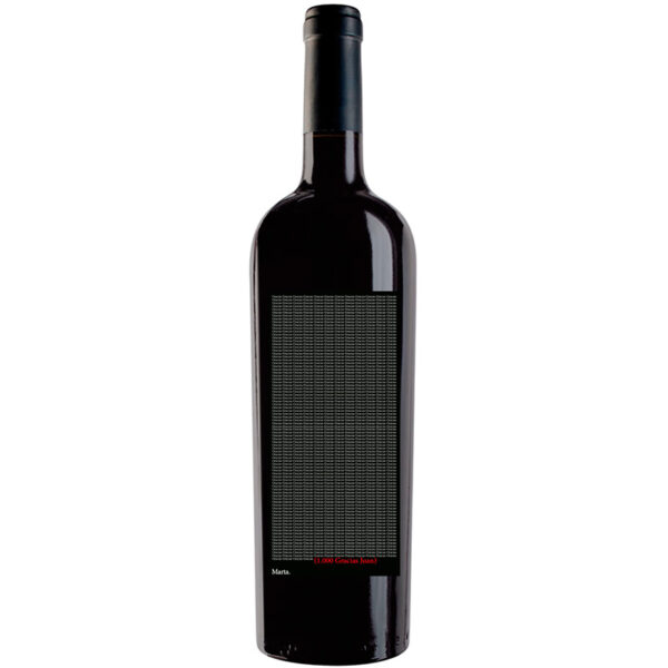 Botella de vino personalizada A001