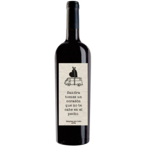 Botella de vino personalizada A013