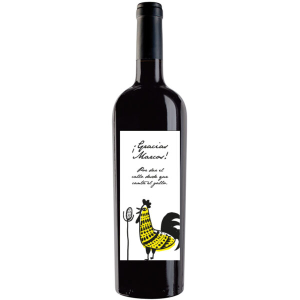Botella de vino personalizada A016