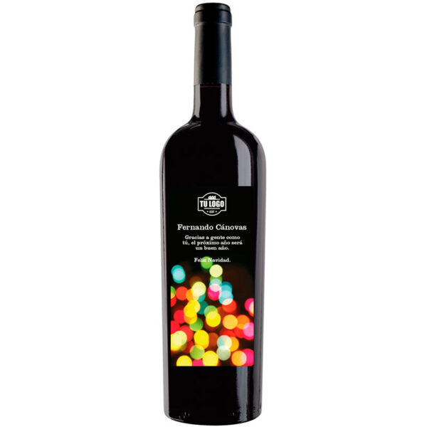 Botella de vino personalizada regalo de empresa EM002