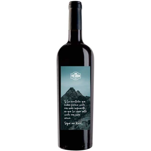 Botella de vino personalizada regalo de empresa EM013