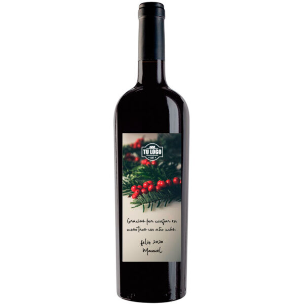 Botella de vino personalizada regalo de empresa EM018