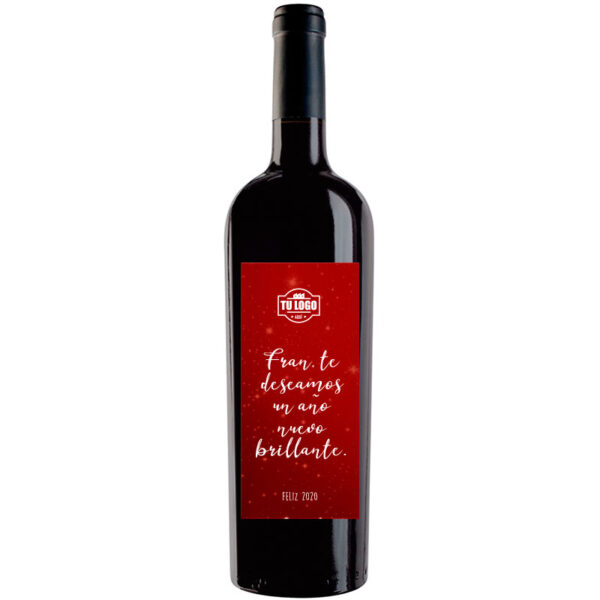 Botella de vino personalizada regalo de empresa EM019