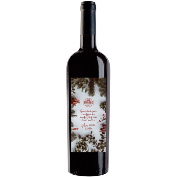 Botella de vino personalizada regalo de empresa EM021