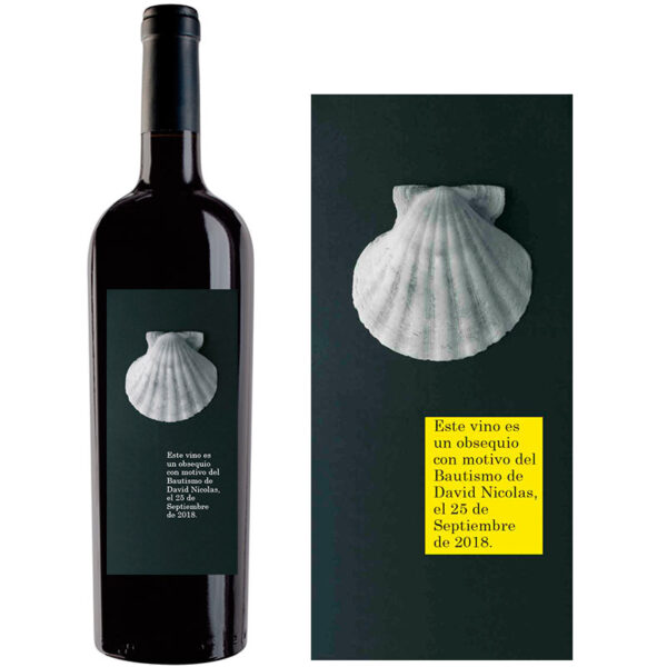 Botella de vino personalizada EV001 - Imagen 2