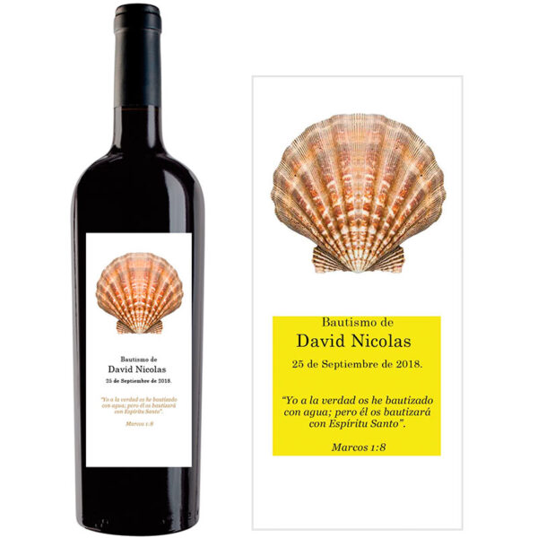 Botella de vino personalizada EV002 - Imagen 2