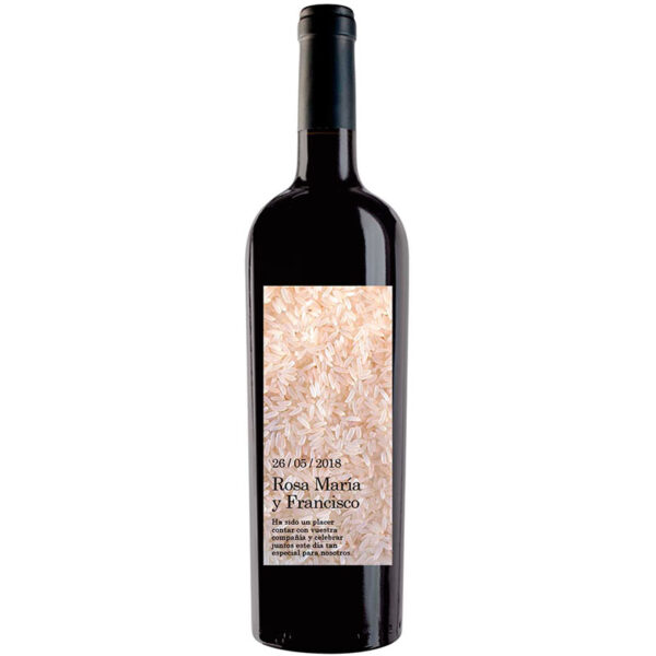 Botella de vino personalizada EV005