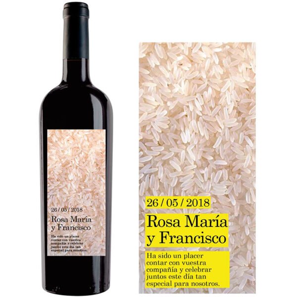 Botella de vino personalizada EV005 - Imagen 2