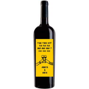 Botella de vino personalizada EV009