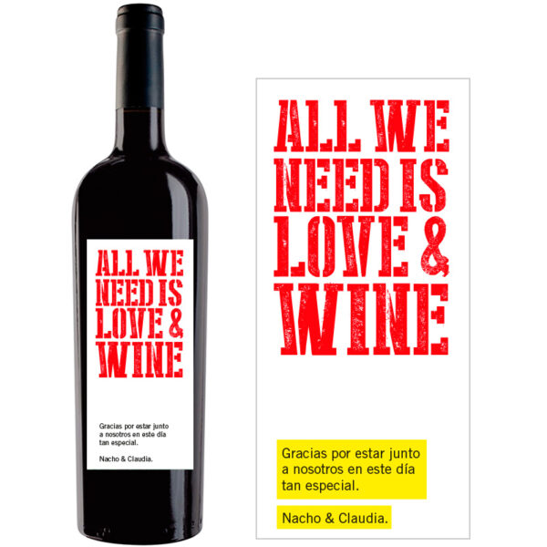 Botella de vino personalizada EV010 - Imagen 2