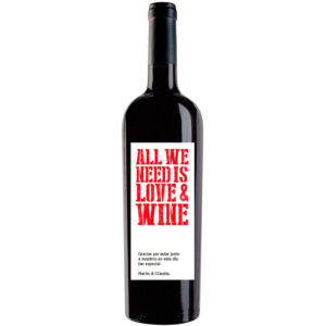 Botella de vino personalizada EV010