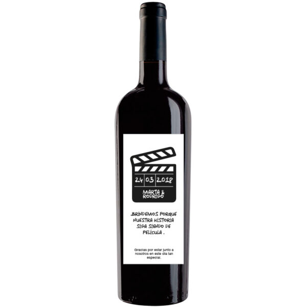 Botella de vino personalizada EV011