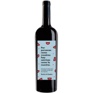 Botella de vino personalizada EV015