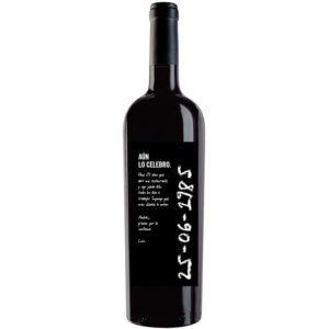 Botella de vino personalizada F002