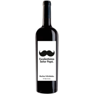 Botella de vino personalizada F011