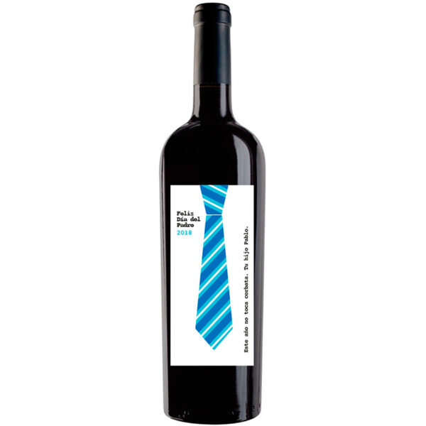 Botella de vino personalizada F013
