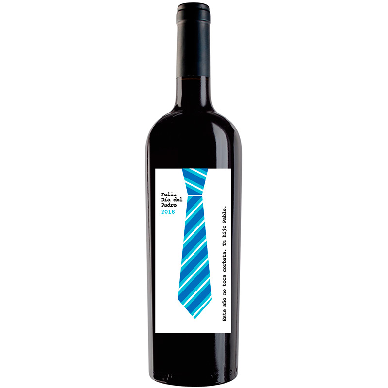 Botella de vino personalizada F013