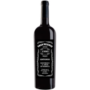 Botella de vino personalizada F029