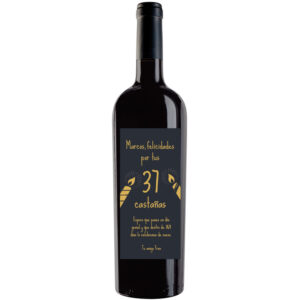 Botella de vino personalizada F031