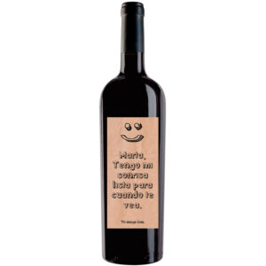Botella de vino personalizada L005