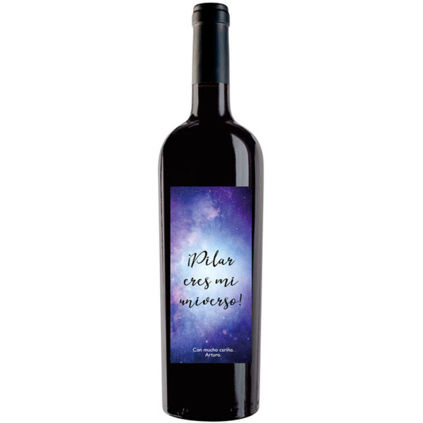 Botella de vino personalizada L006
