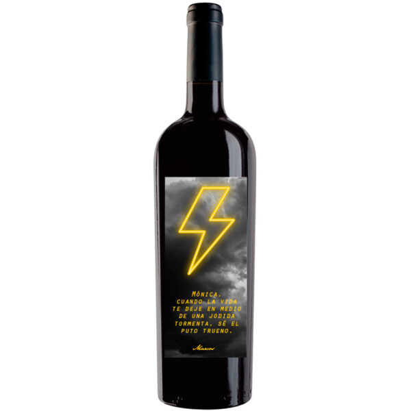 Botella de vino personalizada L013