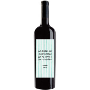 Botella de vino personalizada L016