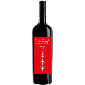 Botella de vino personalizada Navidad N019