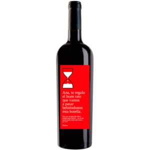 Botella de vino personalizada R003