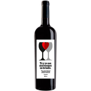 Botella de vino personalizada R004