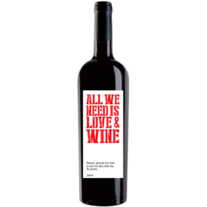 Botella de vino personalizada R006