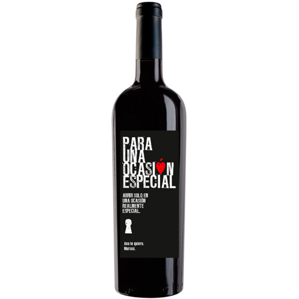 Botella de vino personalizada R008