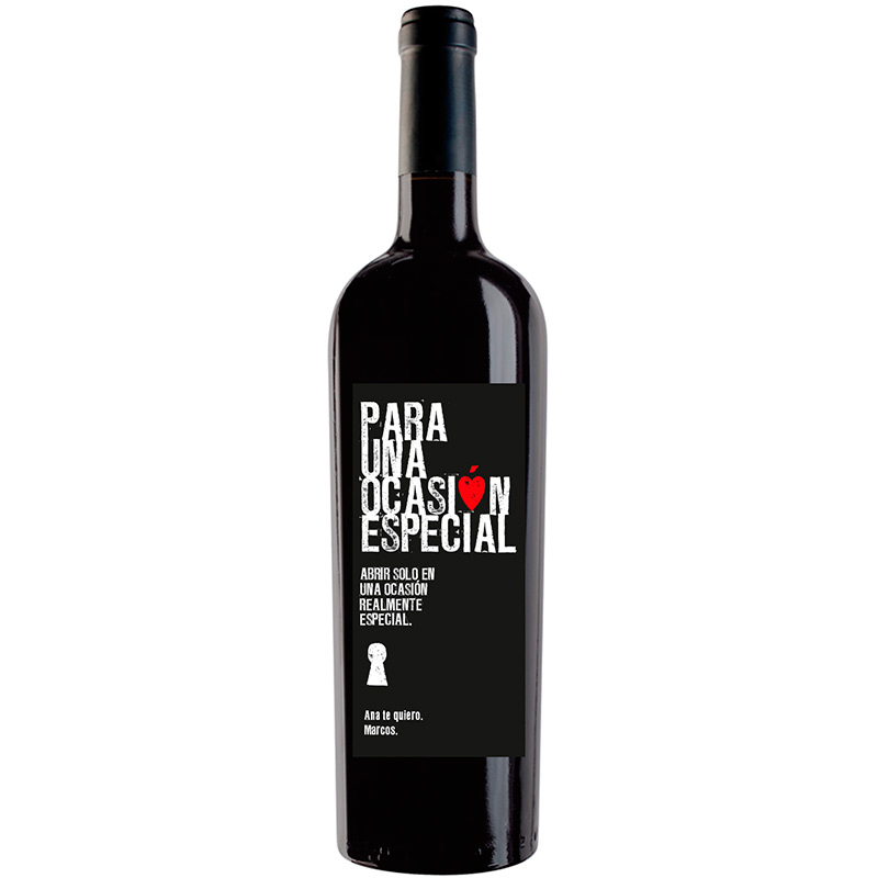 Botella de vino personalizada R008