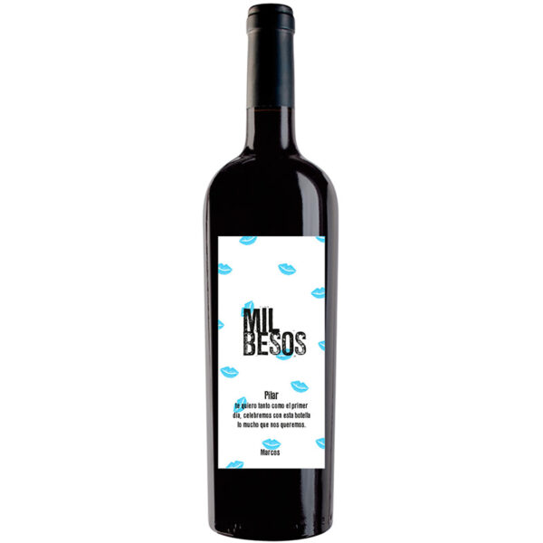 Botella de vino personalizada R010