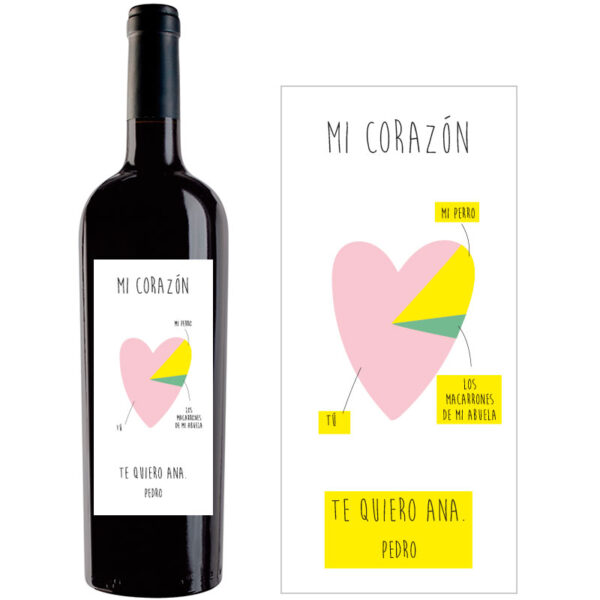 Botella de vino personalizada R011 - Imagen 2