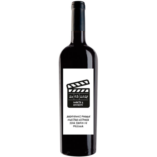 Botella de vino personalizada R016