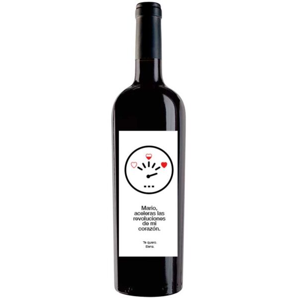 Botella de vino personalizada R022