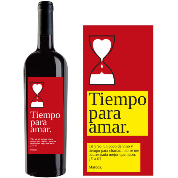 Botella de vino personalizada R026 - Imagen 2
