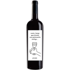Botella de vino personalizada R028