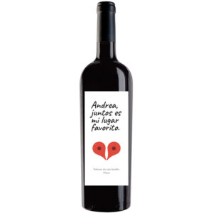 Botella de vino personalizada R030