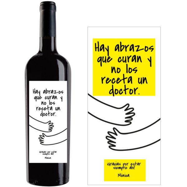 Botella de vino personalizada R031 - Imagen 2