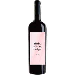 Botella de vino personalizada R033
