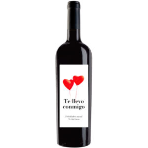 Botella de vino personalizada F023
