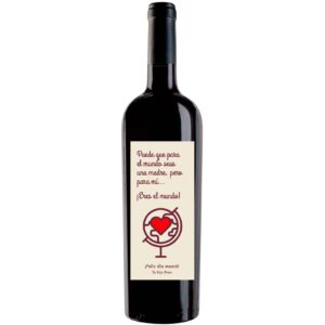 Botella de vino personalizada F025
