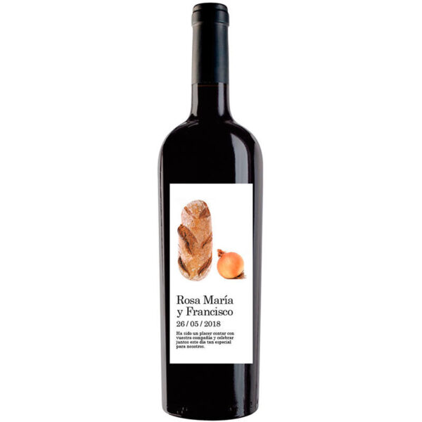 Botella de vino personalizada EV003