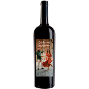 Vino personalizado con tu foto de aniversario
